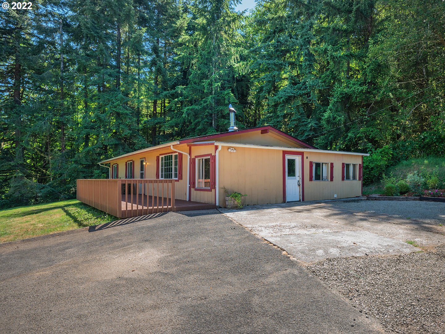 72293 Lentz Road Rainier, OR 97048 - Photo 19 of 22 a view of a house with a yard