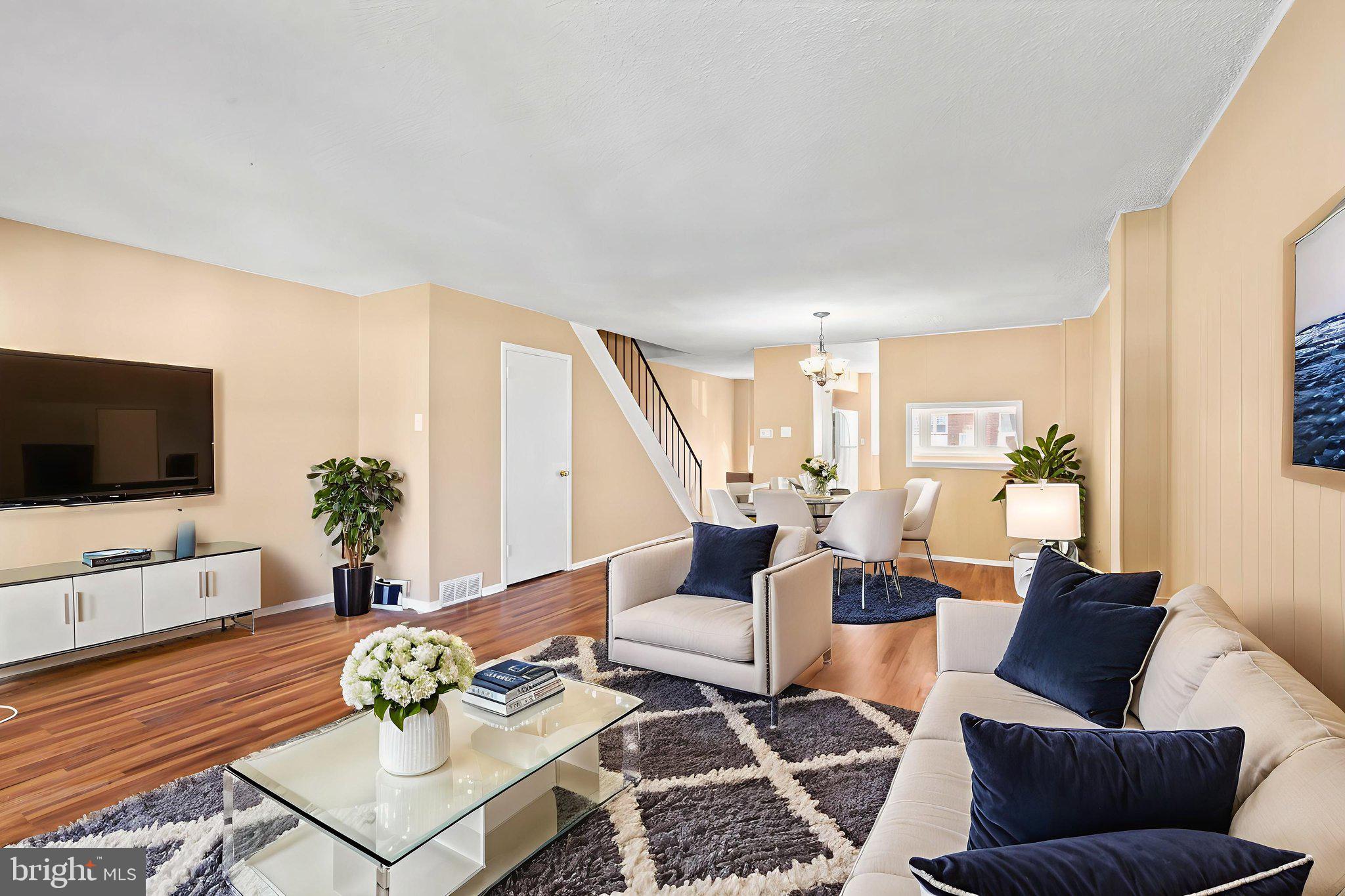 4274 Lawnside Road Philadelphia, PA 19154 - Photo 5 of 20 a living room with furniture and a flat screen tv