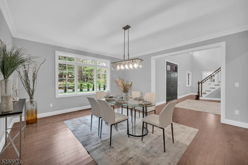 466 White Oak Ridge Road Short Hills, NJ 07078 - Photo 13 of 49 a view of a dining room with furniture window and wooden floor