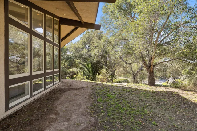 a house view with a sitting space
