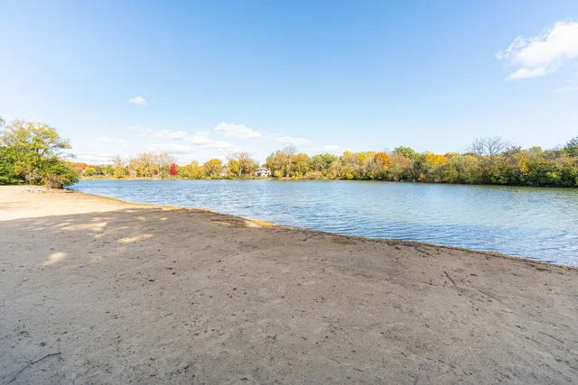 a view of an ocean and beach