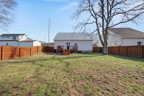 a house view with a seating space