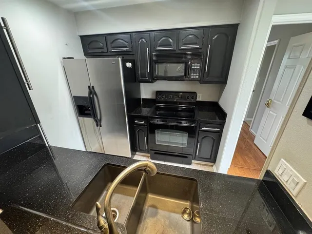 a close view of appliances