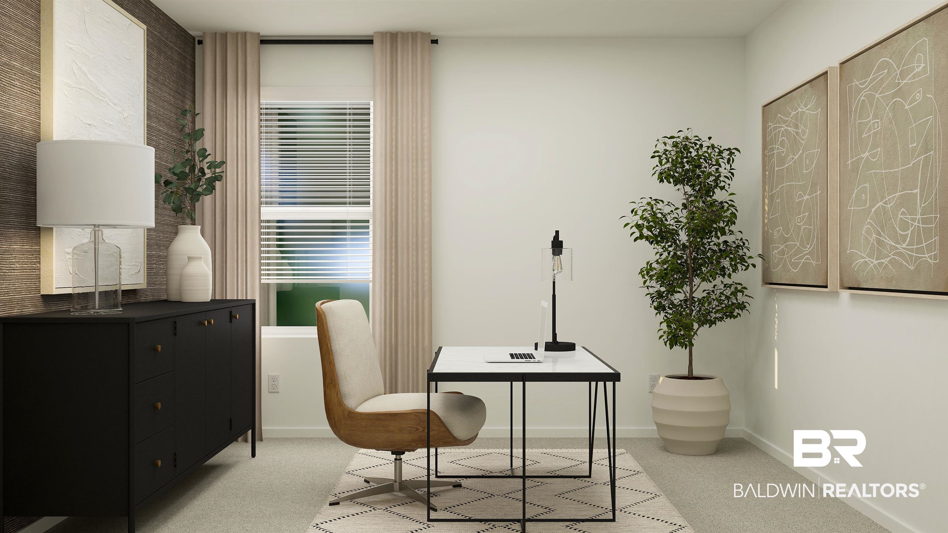 15362 Planters Lane Foley, AL 36535 - Photo 22 of 24 Office featuring light carpet