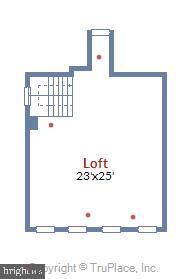 7670 Elmcrest Road Hanover, MD 21076 - Photo 66 of 70 FLOOR PLAN: Loft Level