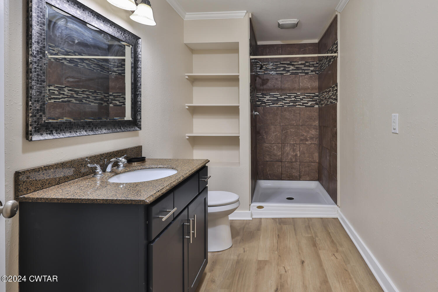 246 Thomas Street Dyer, TN 38330 - Photo 14 of 19 a bathroom with a sink a toilet and shower