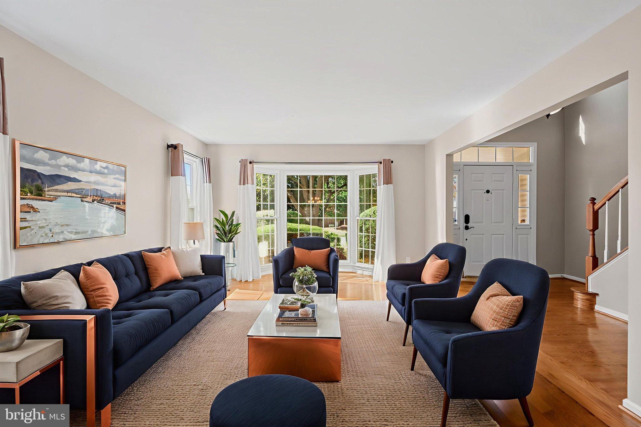 Bright and inviting living space with charm.