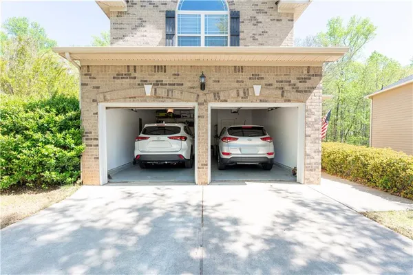 a view of a car parking garage