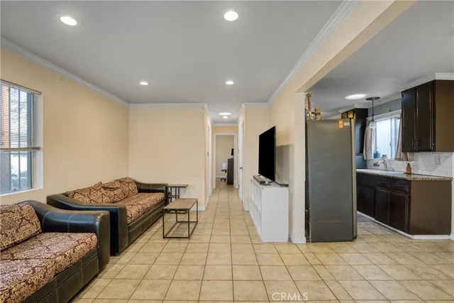 a view of kitchen and utility room