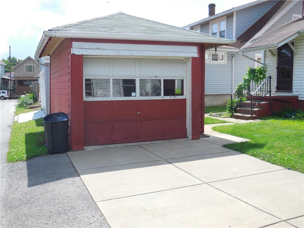 933 Indiana Avenue Monaca, PA 15061 - Photo 3 of 19 Detached single stall garage has newer cement parking pad.