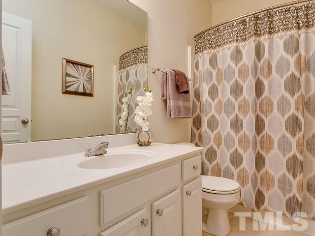 186 Cedar Elm Road Durham, NC 27713 - Photo 12 of 18 Lower level bath affords plenty of storage!