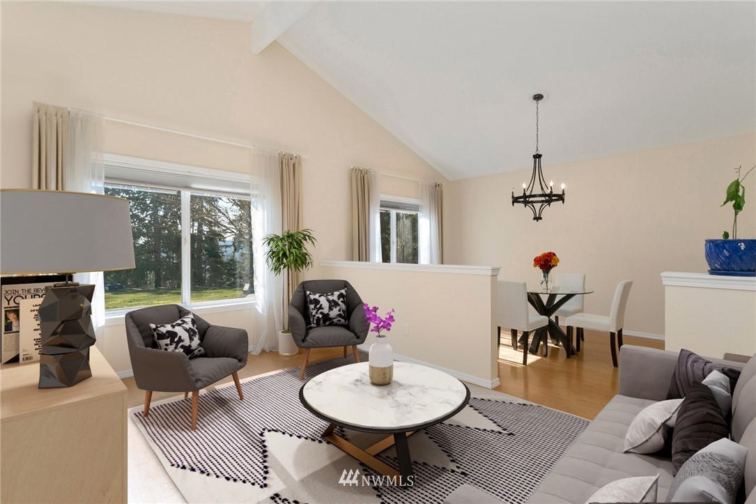 101 North Lake Roesiger Road Snohomish, WA 98290 - Photo 5 of 39 a living room with furniture a table and a window
