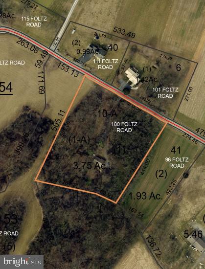 100 Foltz Road Shippensburg, PA 17257 - Photo 19 of 19 Cumberland County Tax Map, not survey. Approximate