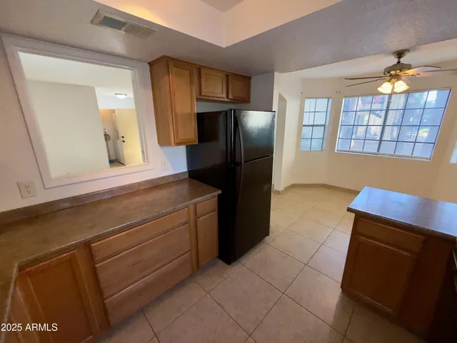 a view of a room with a hallway