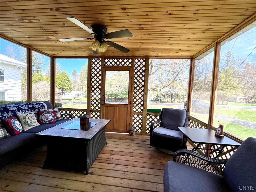 1462 Onionville Road Sterling, NY 13156 - Photo 31 of 41 Gorgeous newly added Screened in Porch even comes