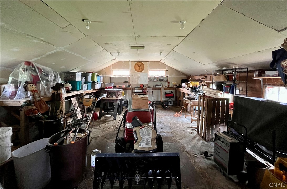 1462 Onionville Road Sterling, NY 13156 - Photo 37 of 41 Garage has two sections.
Currently Workshop spa