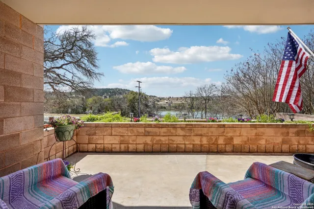 a view of a couches in a terrace