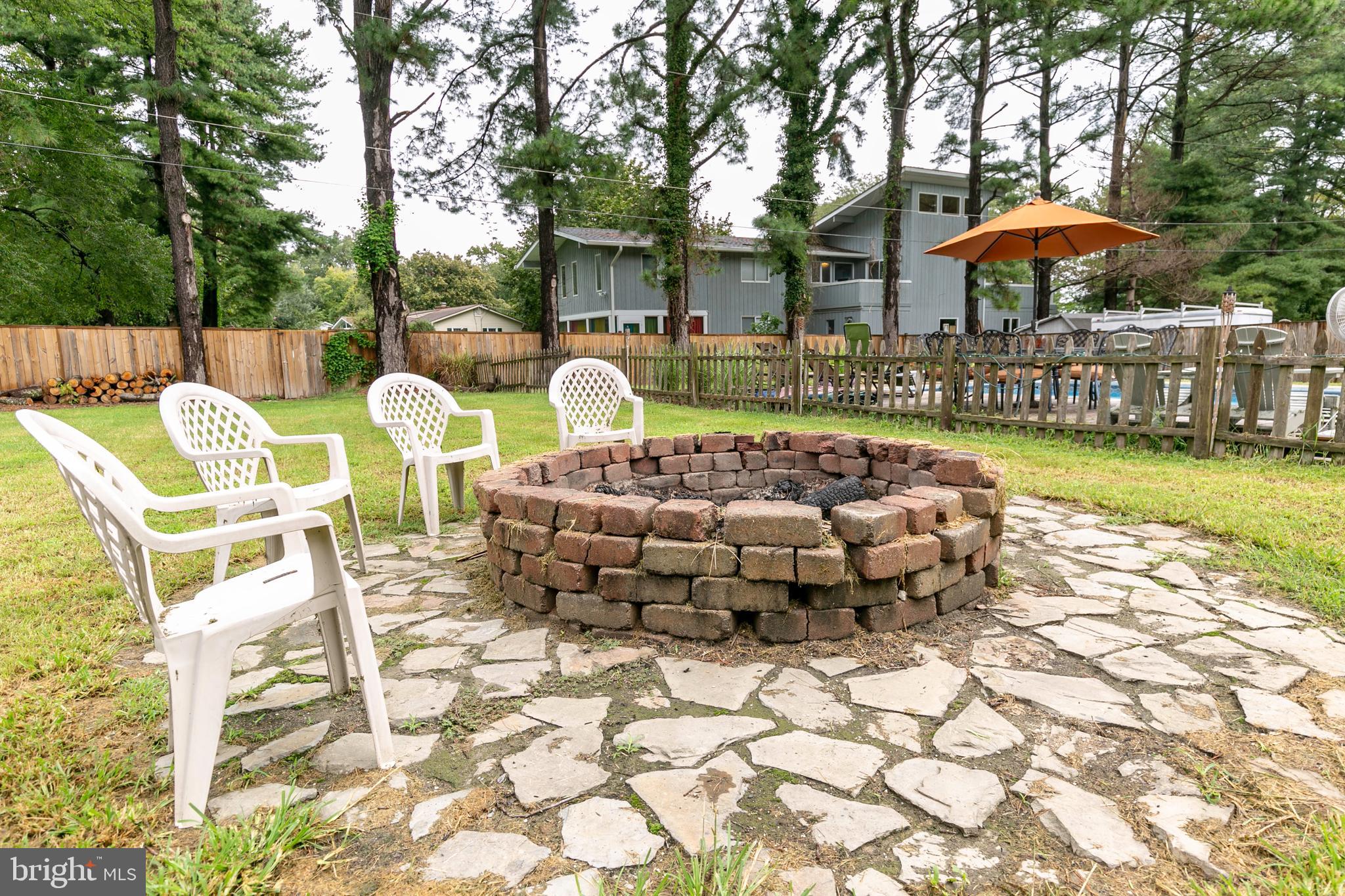 105 Rutledge Road Queenstown, MD 21658 - Photo 23 of 57 Plenty of room to social distance around a firepit