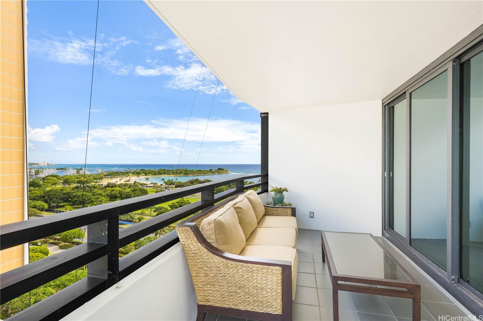 1330 Ala Moana Boulevard, Unit 1308 Honolulu, HI 96814 - Photo 21 of 24 a view of a floor to ceiling window with an outdoor view