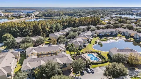 a view of a city with lake