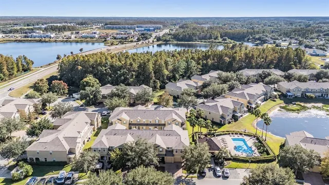 a view of a city and lake view