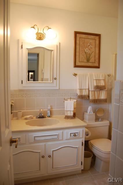 466 Nolf Road Nazareth, PA 18064 - Photo 14 of 27 a bathroom with a toilet sink and mirror