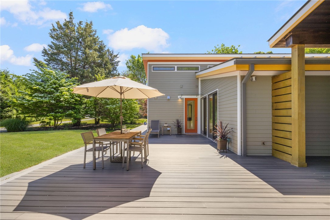 621 East Shore Road Jamestown, RI 02835 - Photo 9 of 50 Private and serene, there are numerous areas to entertain.