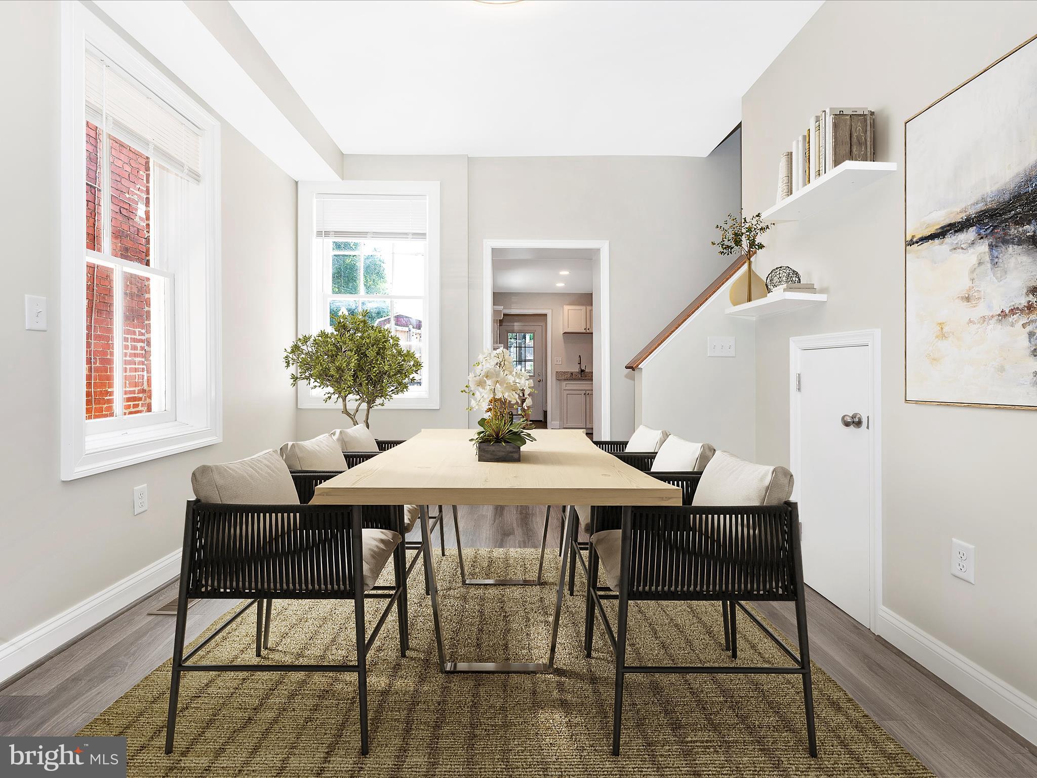 232 East 6th Street Frederick, MD 21701 - Photo 13 of 55 Virtually Staged Dining Room