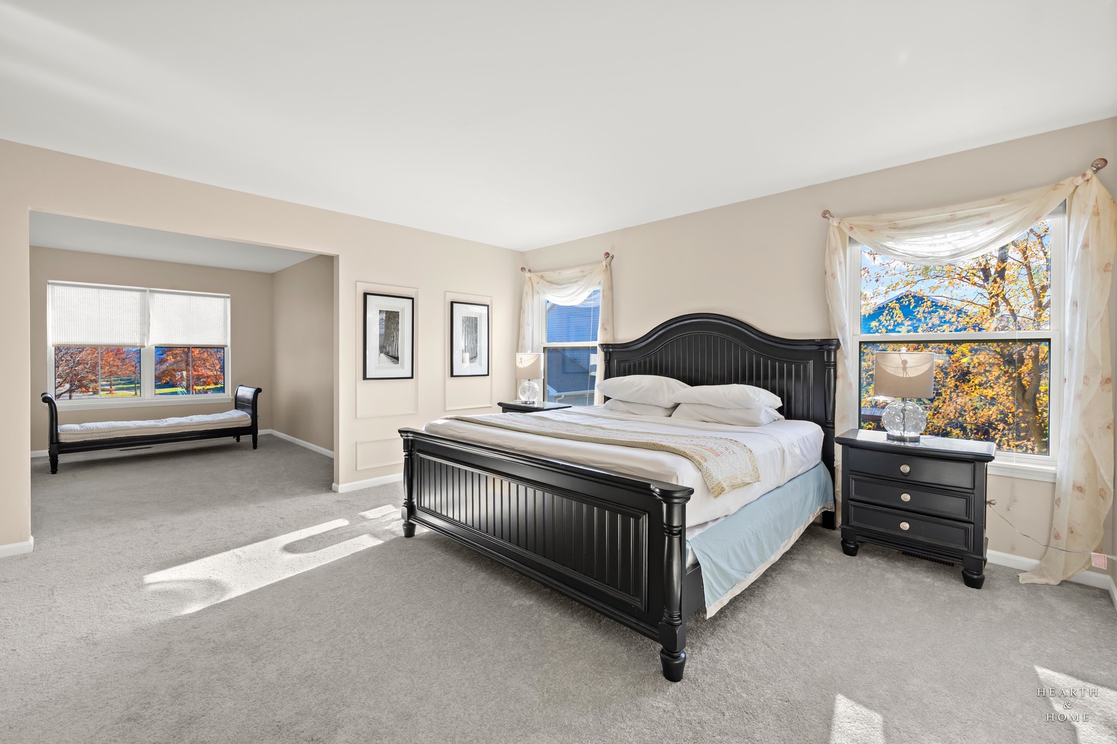 11561 Beacon Avenue Huntley, IL 60142 - Photo 19 of 35 a spacious bedroom with a bed and window