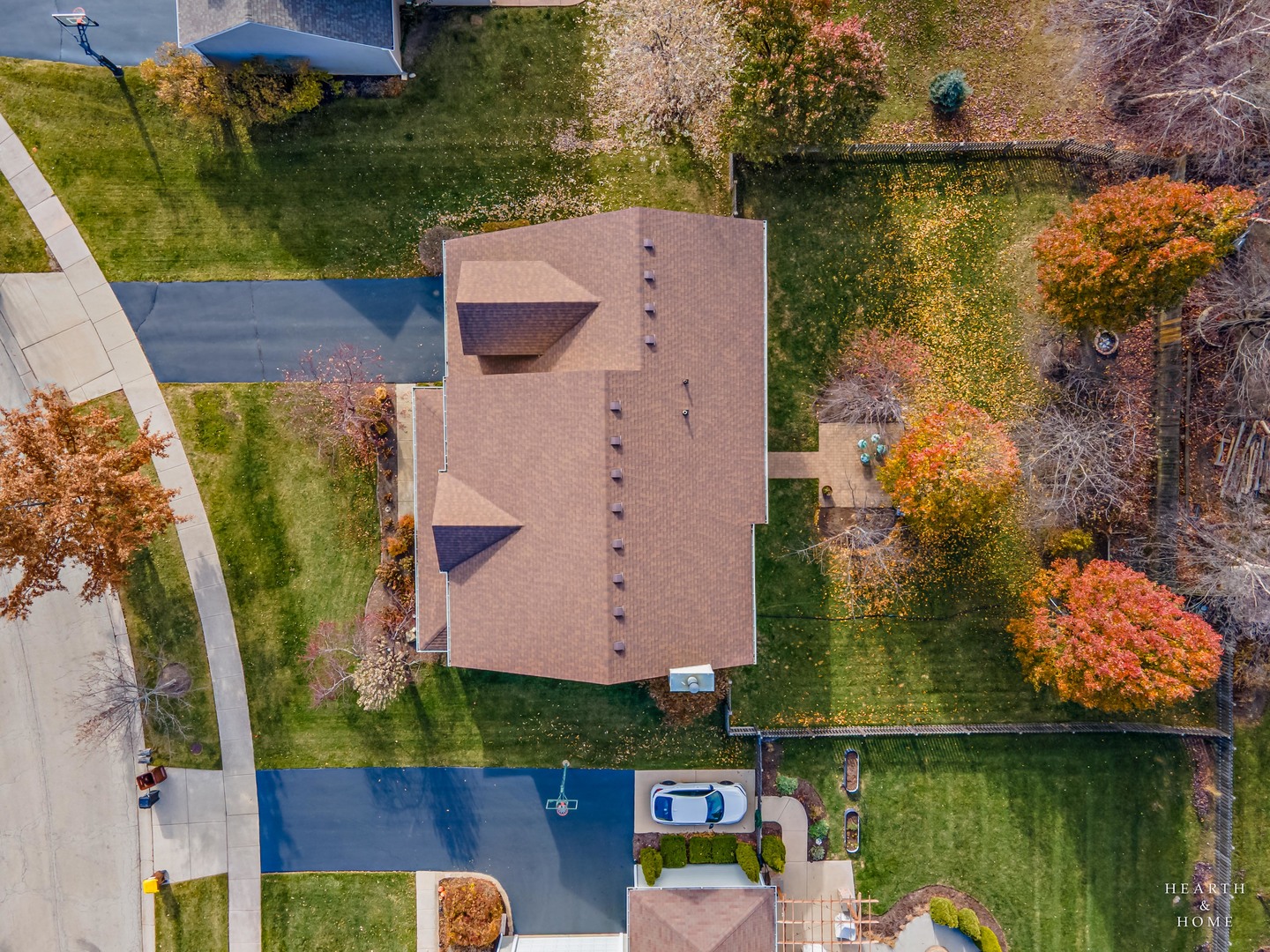 11561 Beacon Avenue Huntley, IL 60142 - Photo 35 of 35 an aerial view of a house with a lake view
