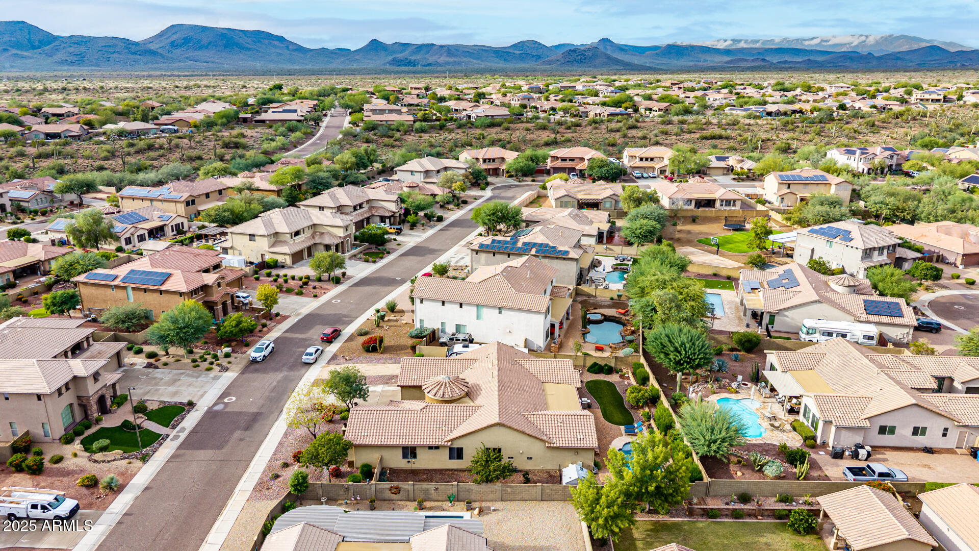 4808 West Cavalry Road Phoenix, AZ 85087 - Photo 58 of 67 an aerial view of residential building and lake view