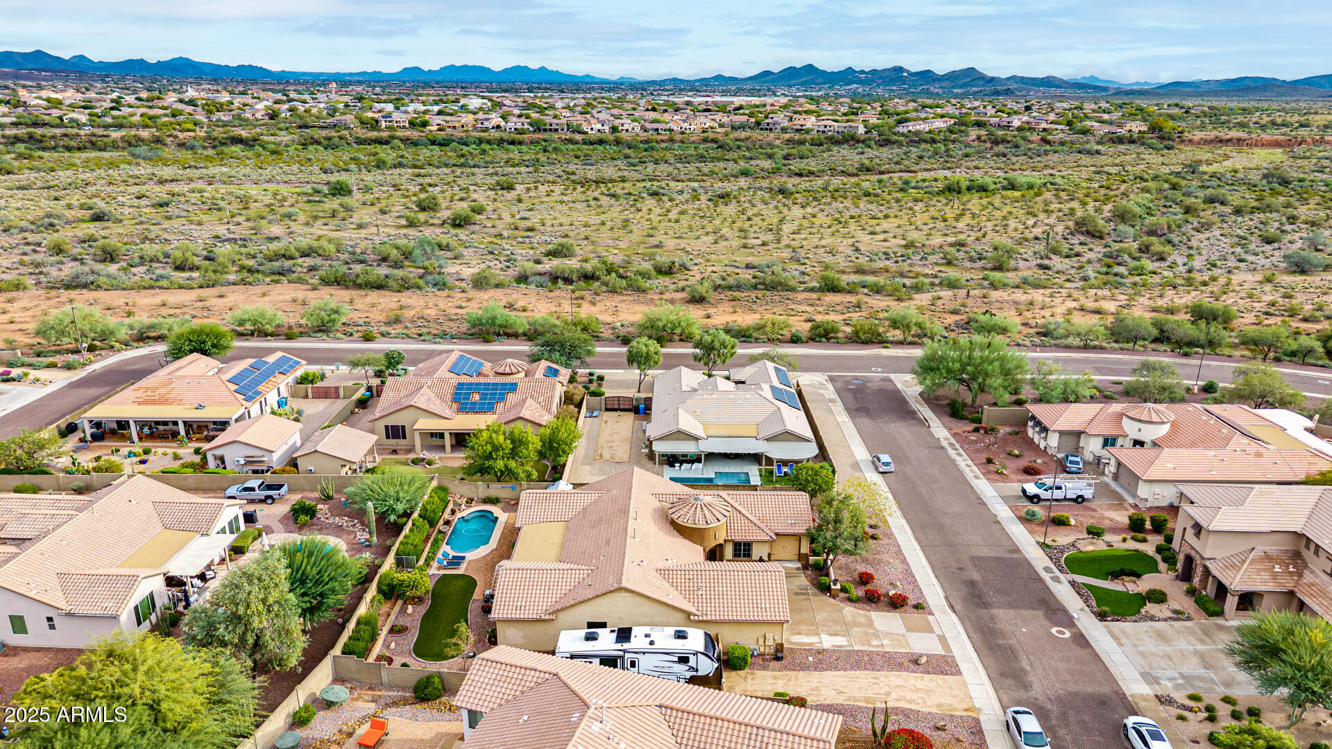 4808 West Cavalry Road Phoenix, AZ 85087 - Photo 60 of 67 an aerial view of residential building and lake