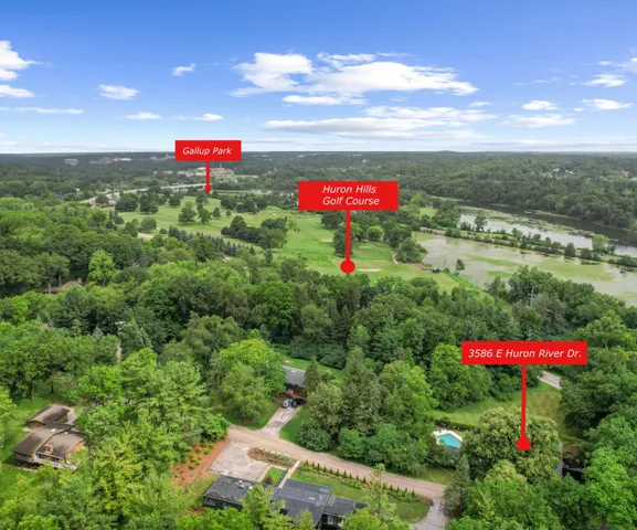 $850,000 | 3586 East Huron River Drive, Ann Arbor, MI 48104