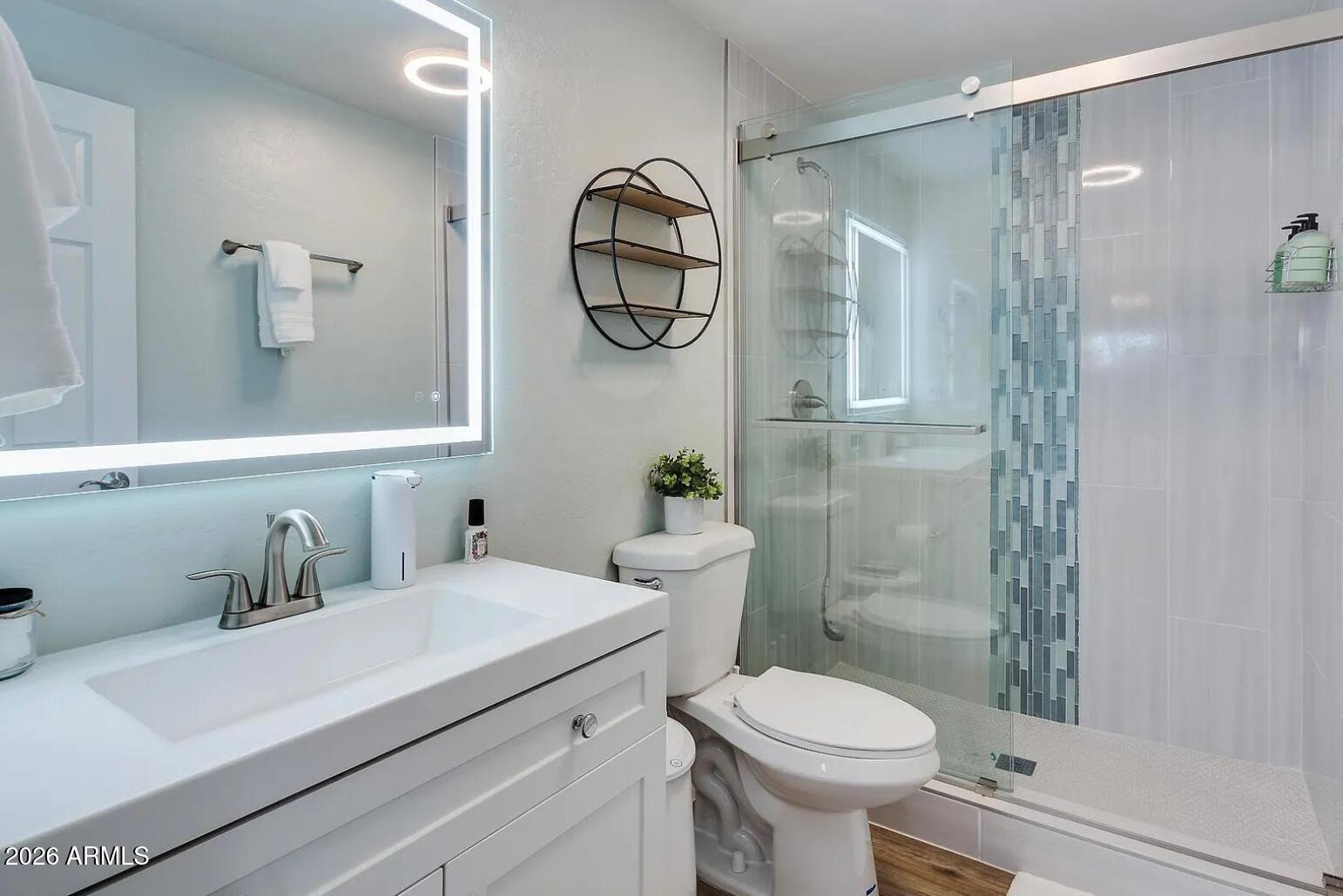 209 West Estate Lane Payson, AZ 85541 - Photo 3 of 11 a bathroom with a sink toilet and shower