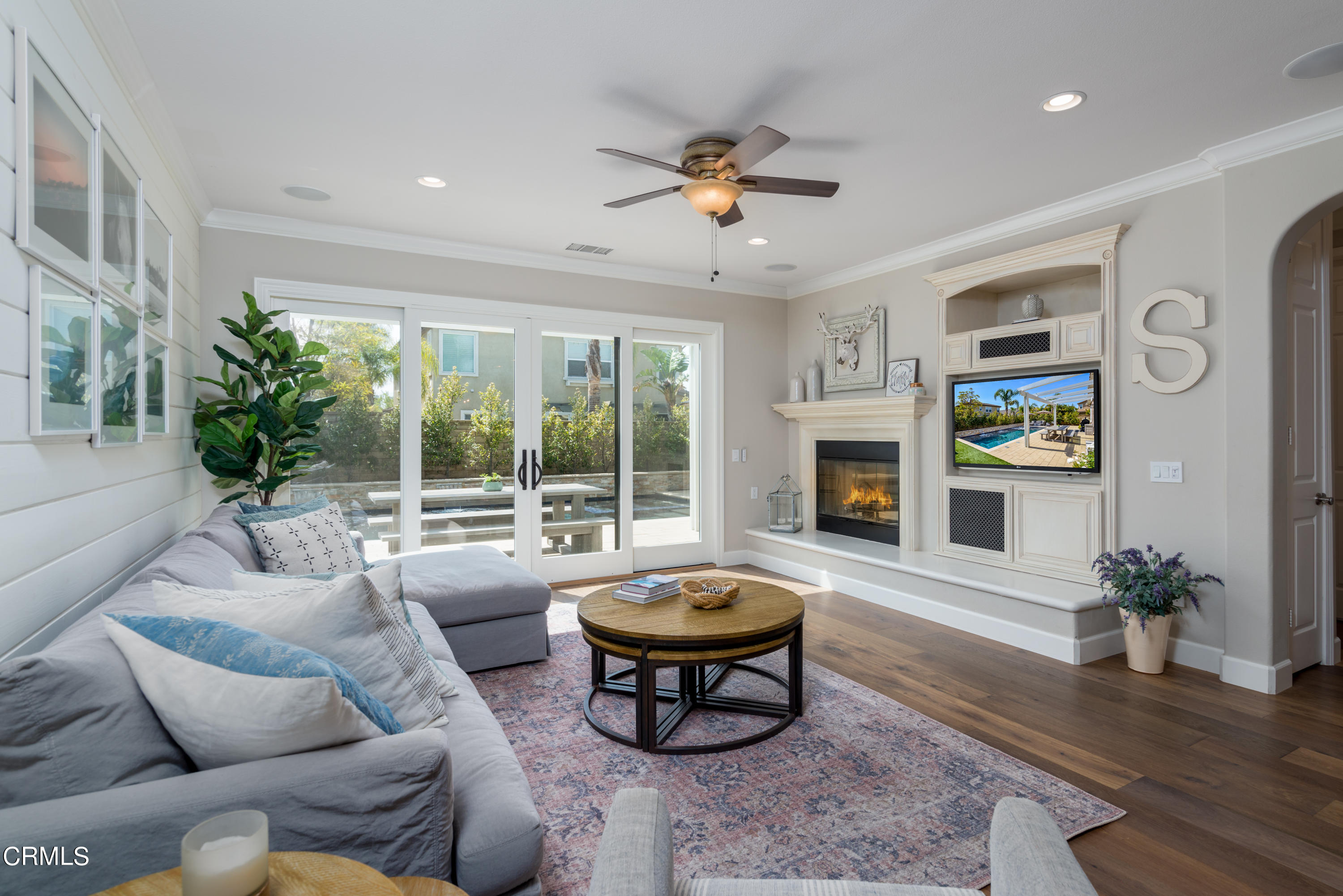 3064 White Rock Road Camarillo, CA 93012 - Photo 46 of 47 a living room with furniture a fireplace and a large window