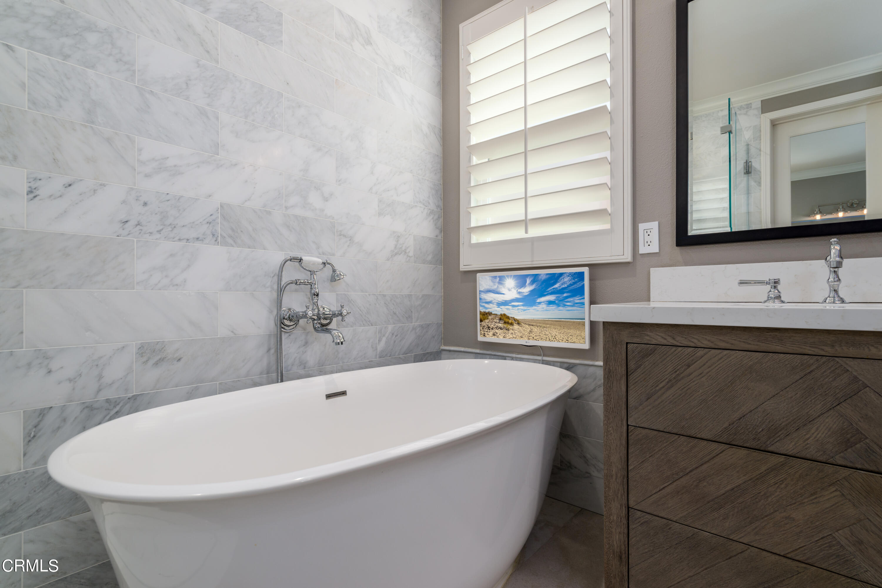 3064 White Rock Road Camarillo, CA 93012 - Photo 20 of 47 a white bath tub sitting in a bathroom
