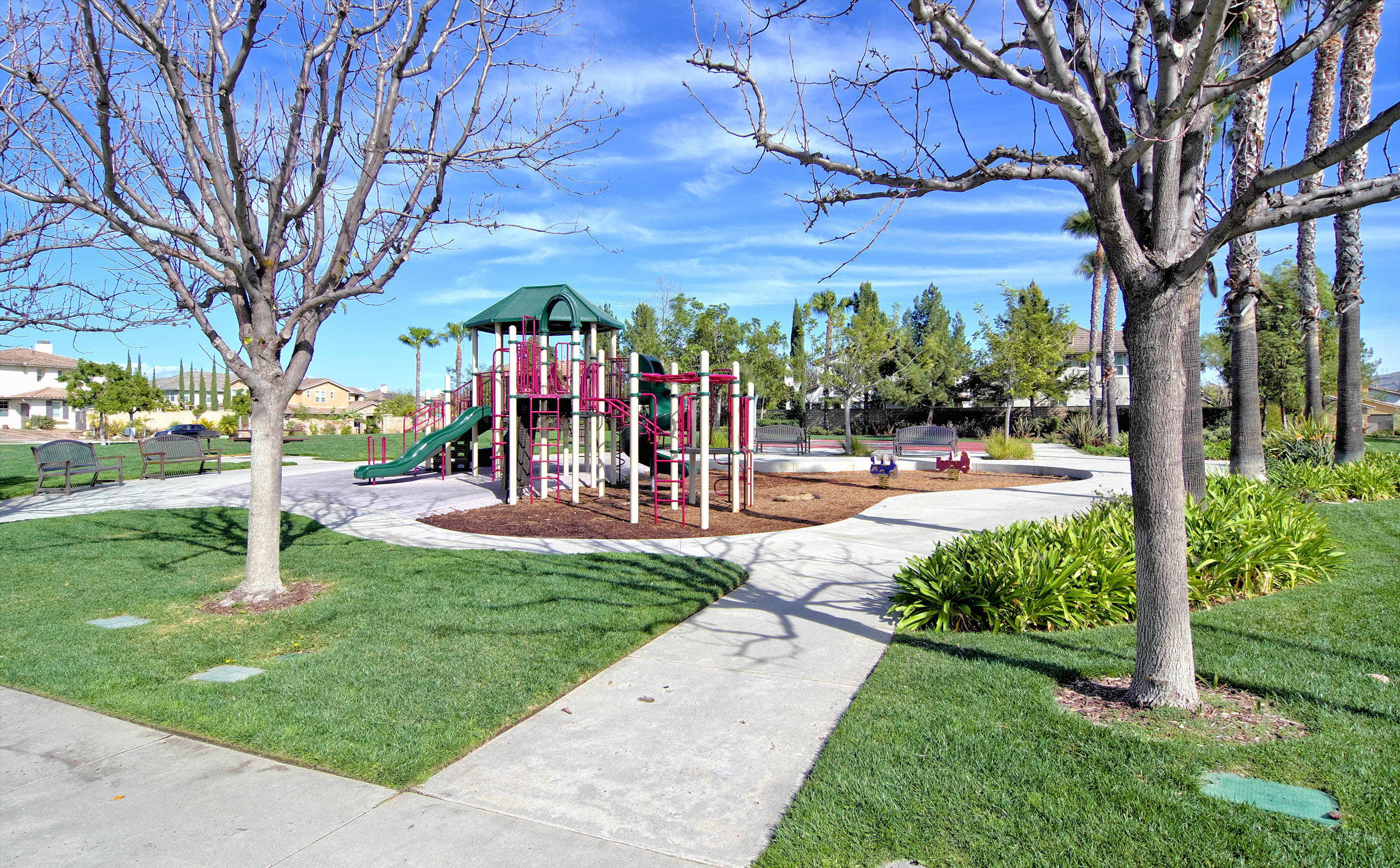 3064 White Rock Road Camarillo, CA 93012 - Photo 38 of 47 a view of a park with swings and slides