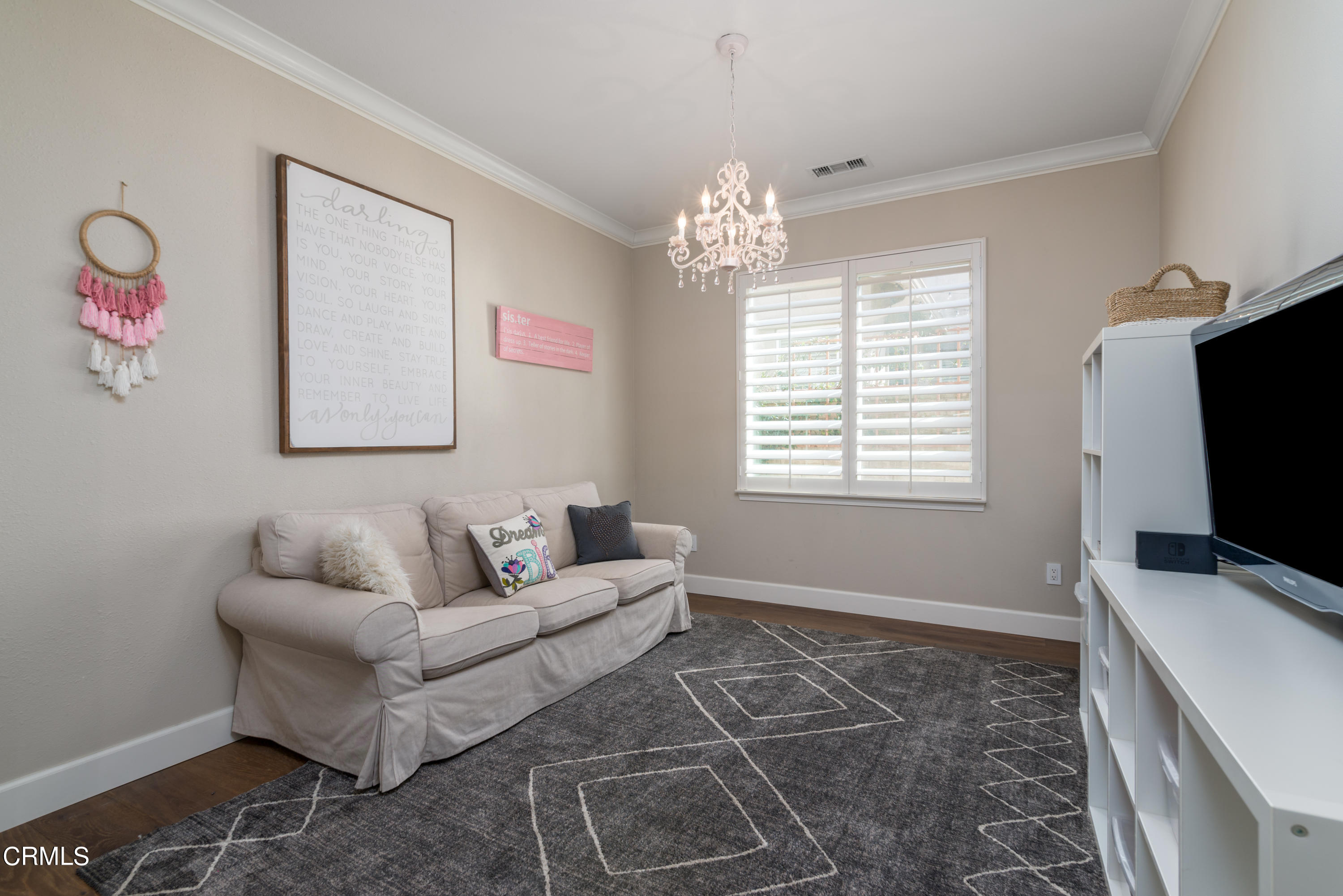 3064 White Rock Road Camarillo, CA 93012 - Photo 6 of 47 a living room with furniture a flat screen tv and a window