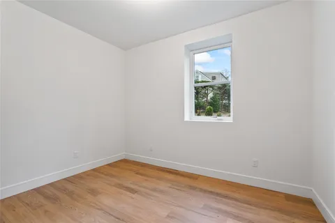 a view of a wooden roof deck