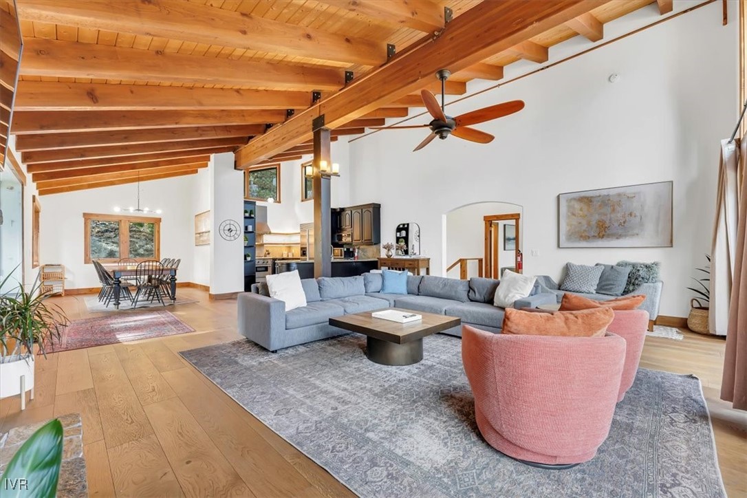 553 Silvertip Drive Incline Village, NV 89451 - Photo 7 of 35 a living room with patio furniture and a wooden floor