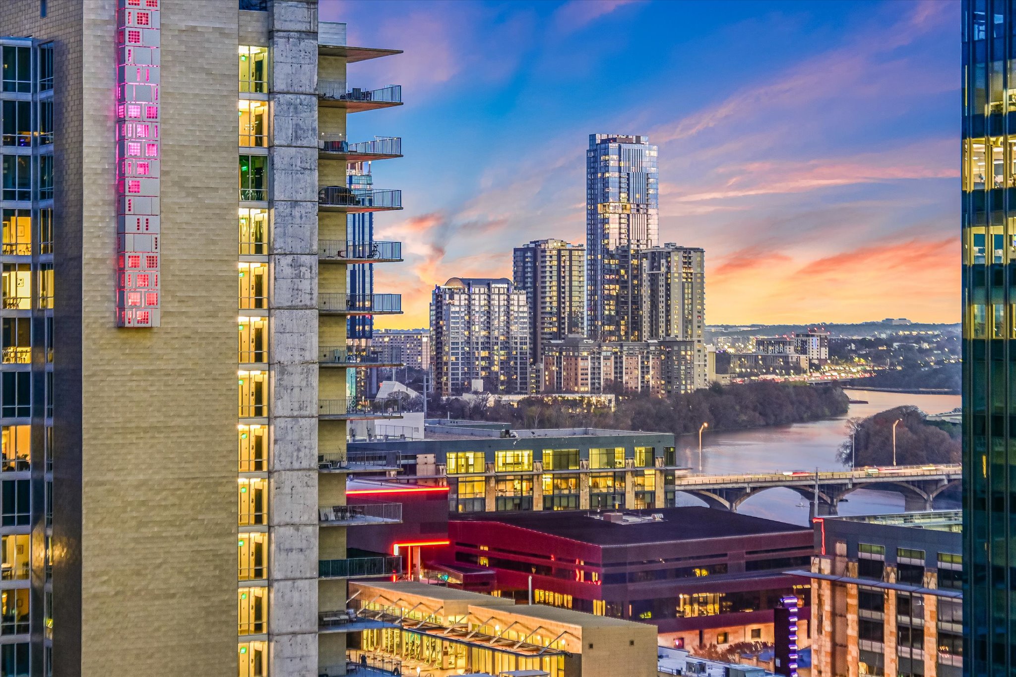 a city view