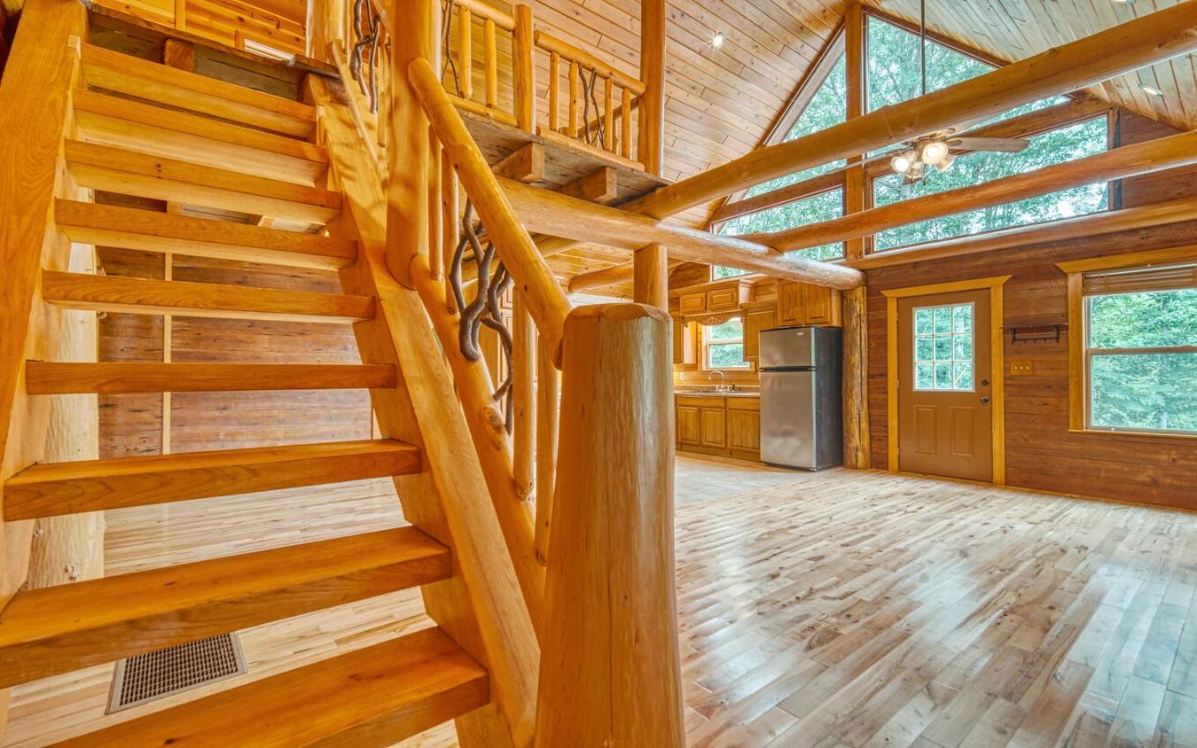 1666 Underwood Road Hiawassee, GA 30546 - Photo 22 of 42 a view of an entryway with wooden floor