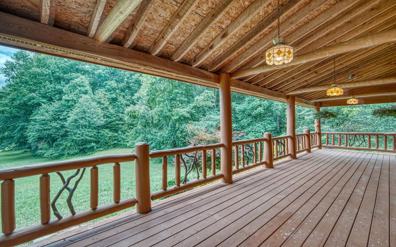 1666 Underwood Road Hiawassee, GA 30546 - Photo 33 of 42 a view of balcony with wooden floor