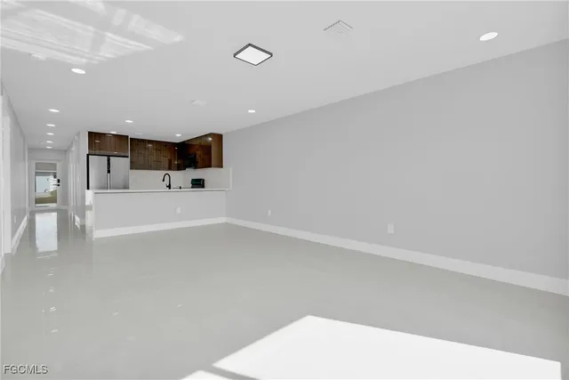 a view of empty room