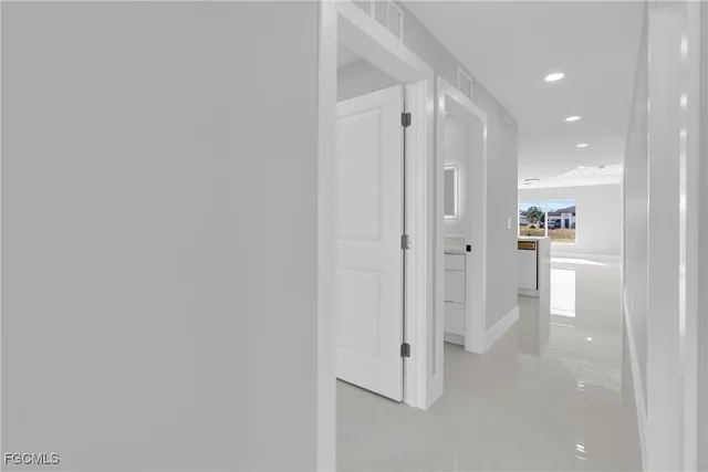 a view of an entrance of the house