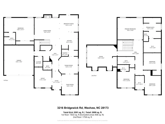 $675,000 | 3216 Bridgewick Road, Waxhaw, NC 28173