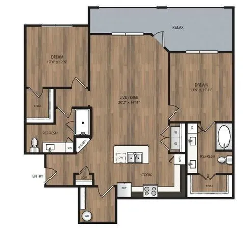 $1,797 | 3400 Firewheel Parkway, Unit 9306, Garland, TX 75040