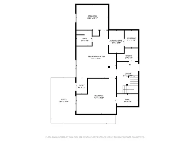 a picture of a bench in the wall