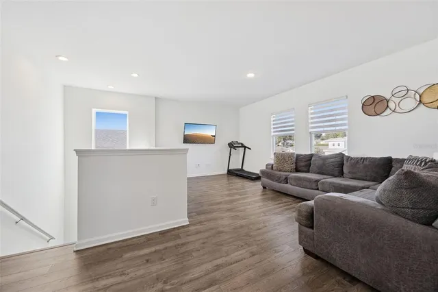 a front view of house with yard and seating space