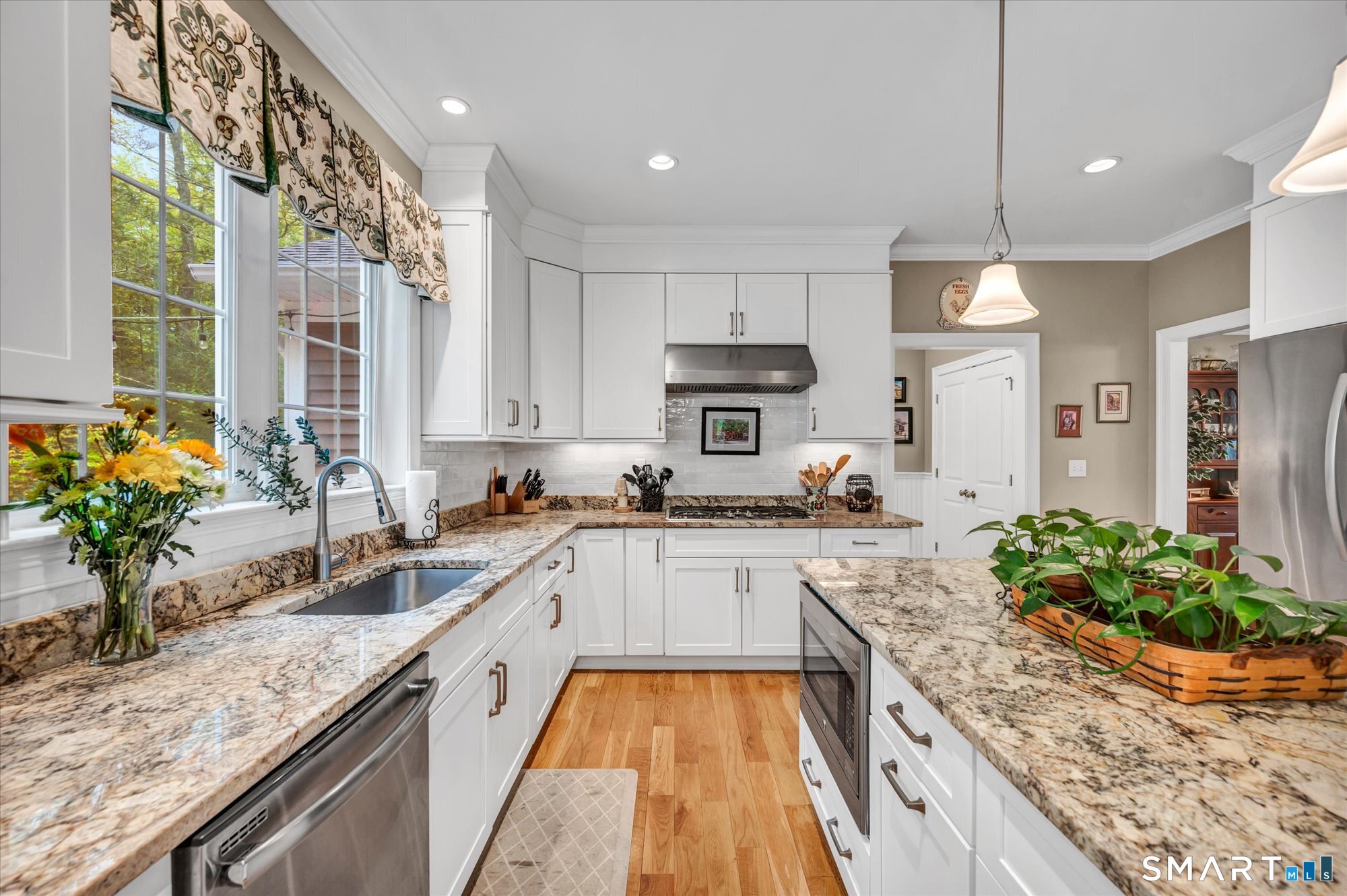16 Sweetheart Mountain Road Canton, CT 06019 - Photo 15 of 40 a large kitchen with granite countertop a sink and a stove